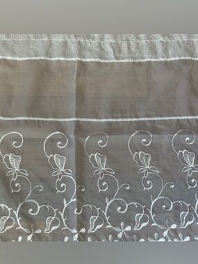 Sheer Valance 53”W X 18L - Made In Turkey